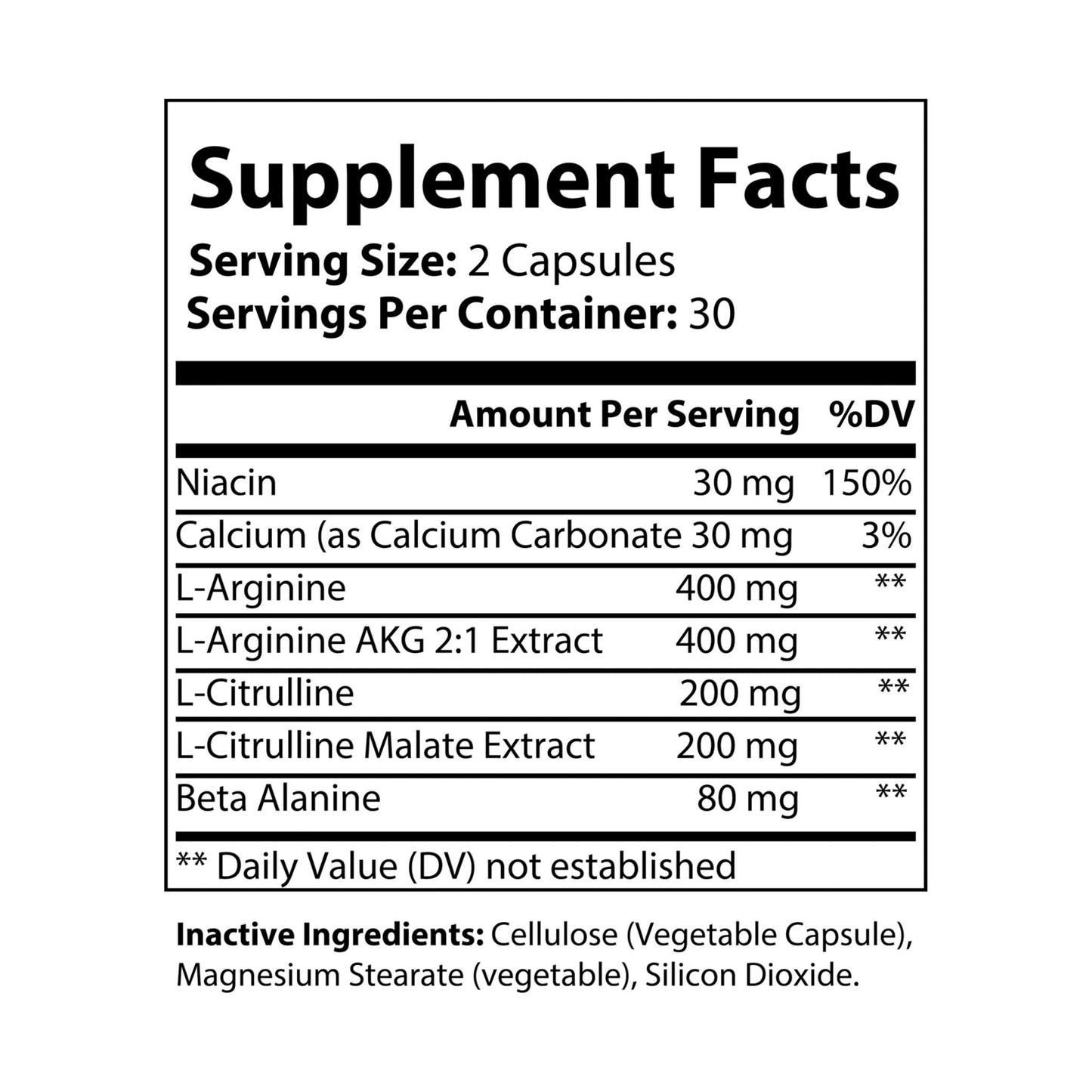 WeeGee GymCo Phantom Pump - Performance L-Arginine (60 Capsules)