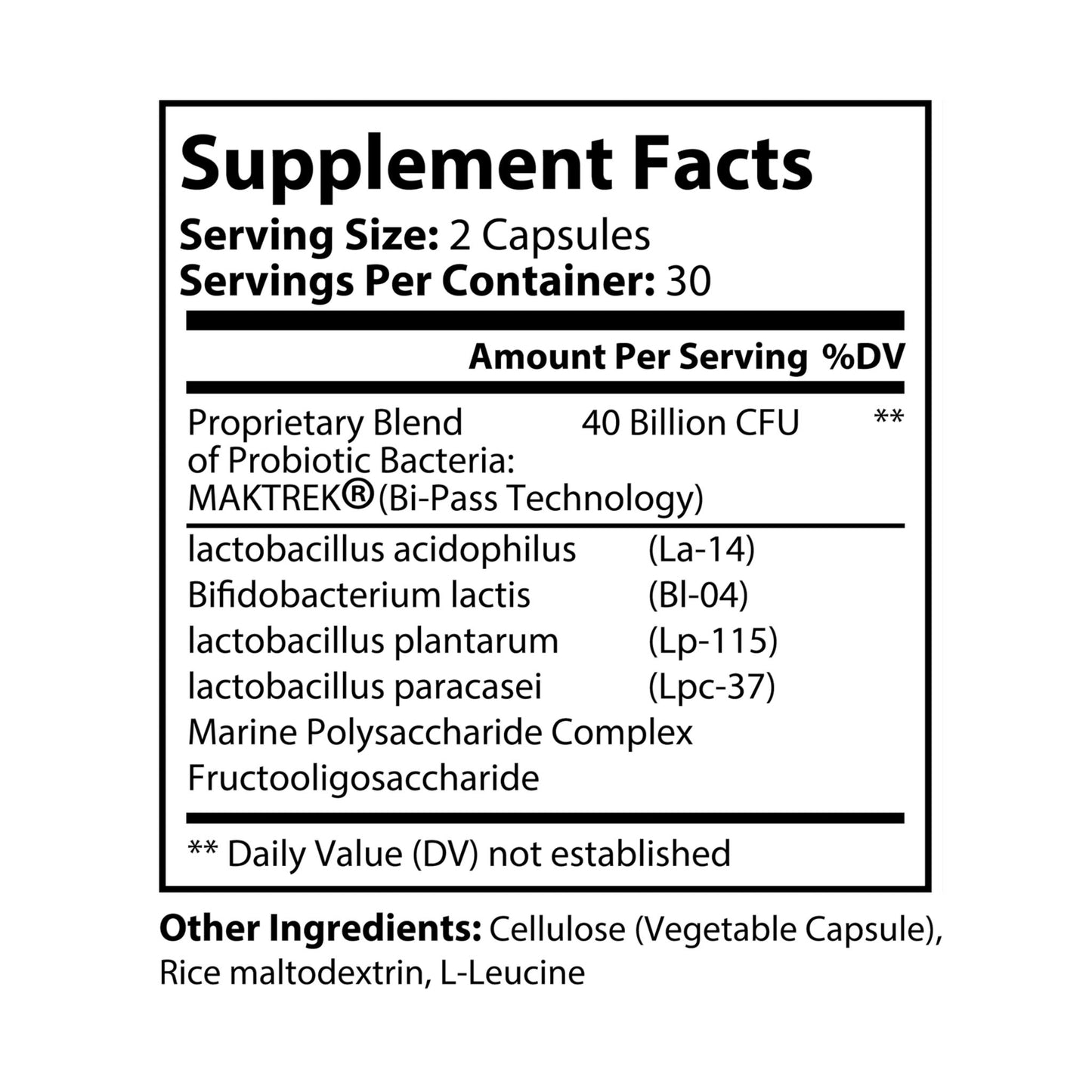 WeeGee GymCo Phantom Shield Gut Health Supplement - Probiotics (60 Capsules) 40 billion CFU