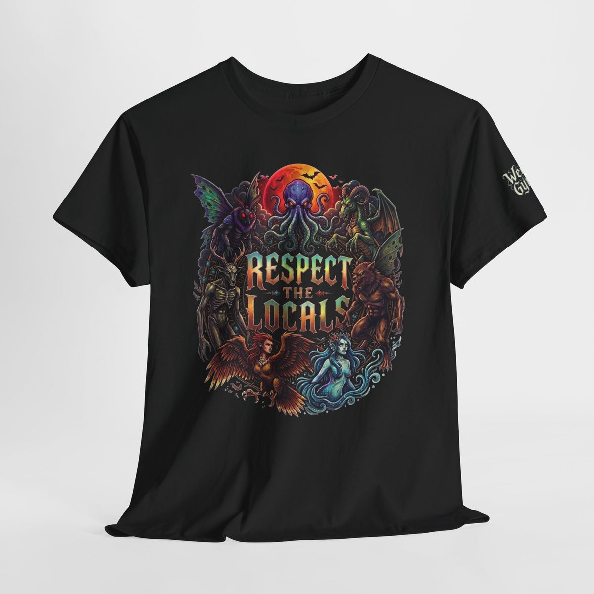 WeeGee GymCo T Shirt - Cryptid "Respect The Locals"