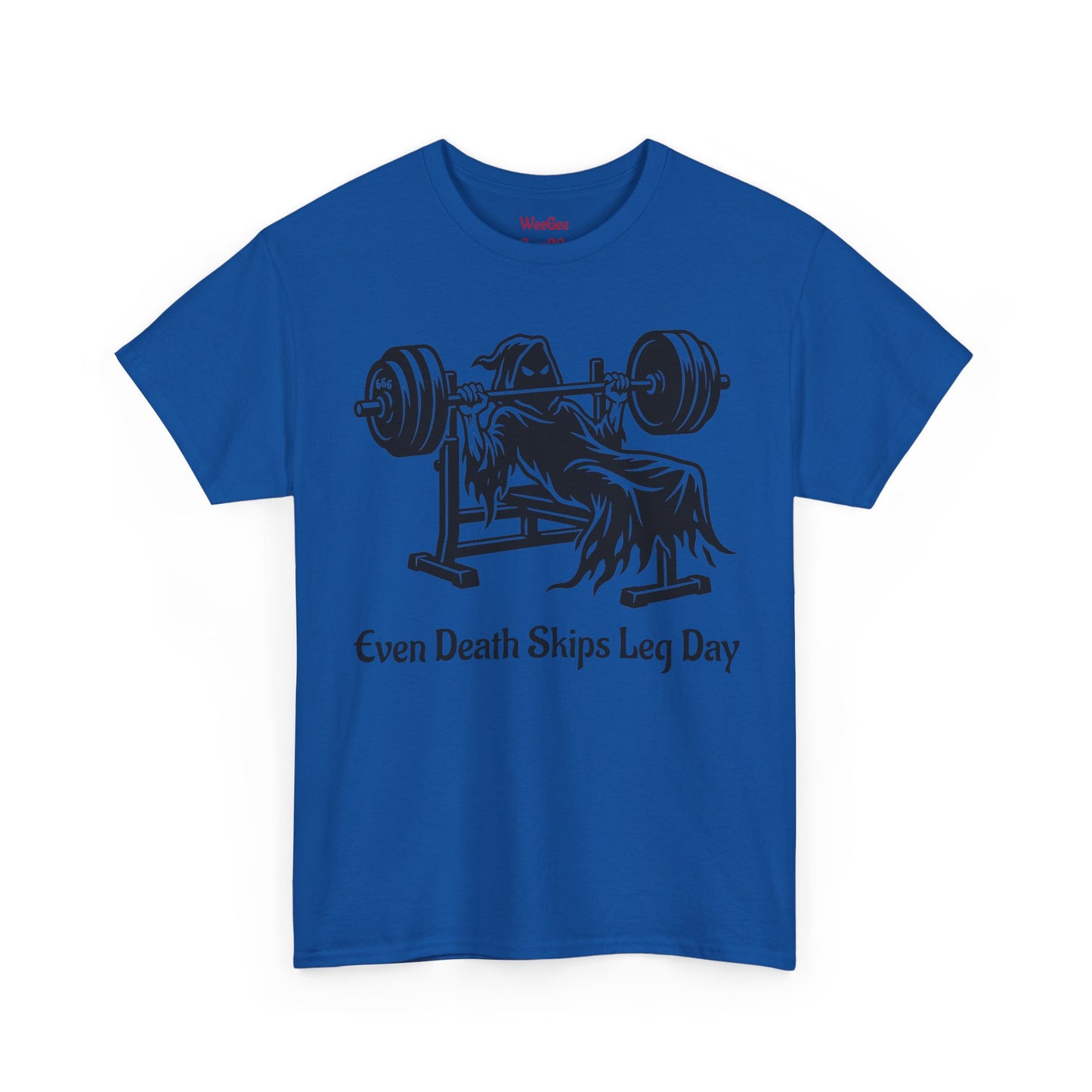 WeeGee Gymco Unisex Tee - Grim Reaper Bench Press