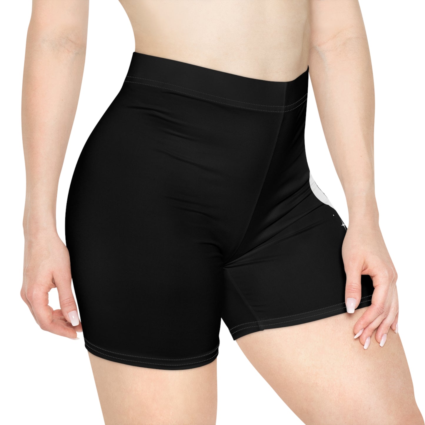 WeeGee GymCo Women's Biker Shorts - Lunar Serpent