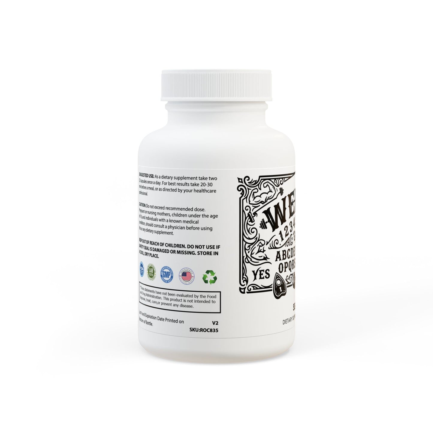WeeGee GymCo Phantom Ocean - Mineral & Vitality Sea Moss Supplement (60 Capsules)