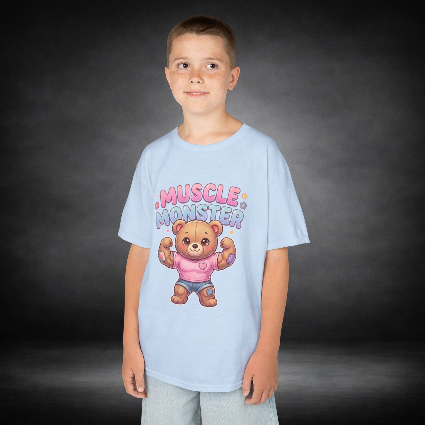 WeeGee GymCo Kids Tee - Muscle Monster Teddy