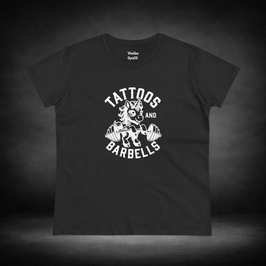 WeeGee GymCo Women's Tee - Tattoos & Barbells