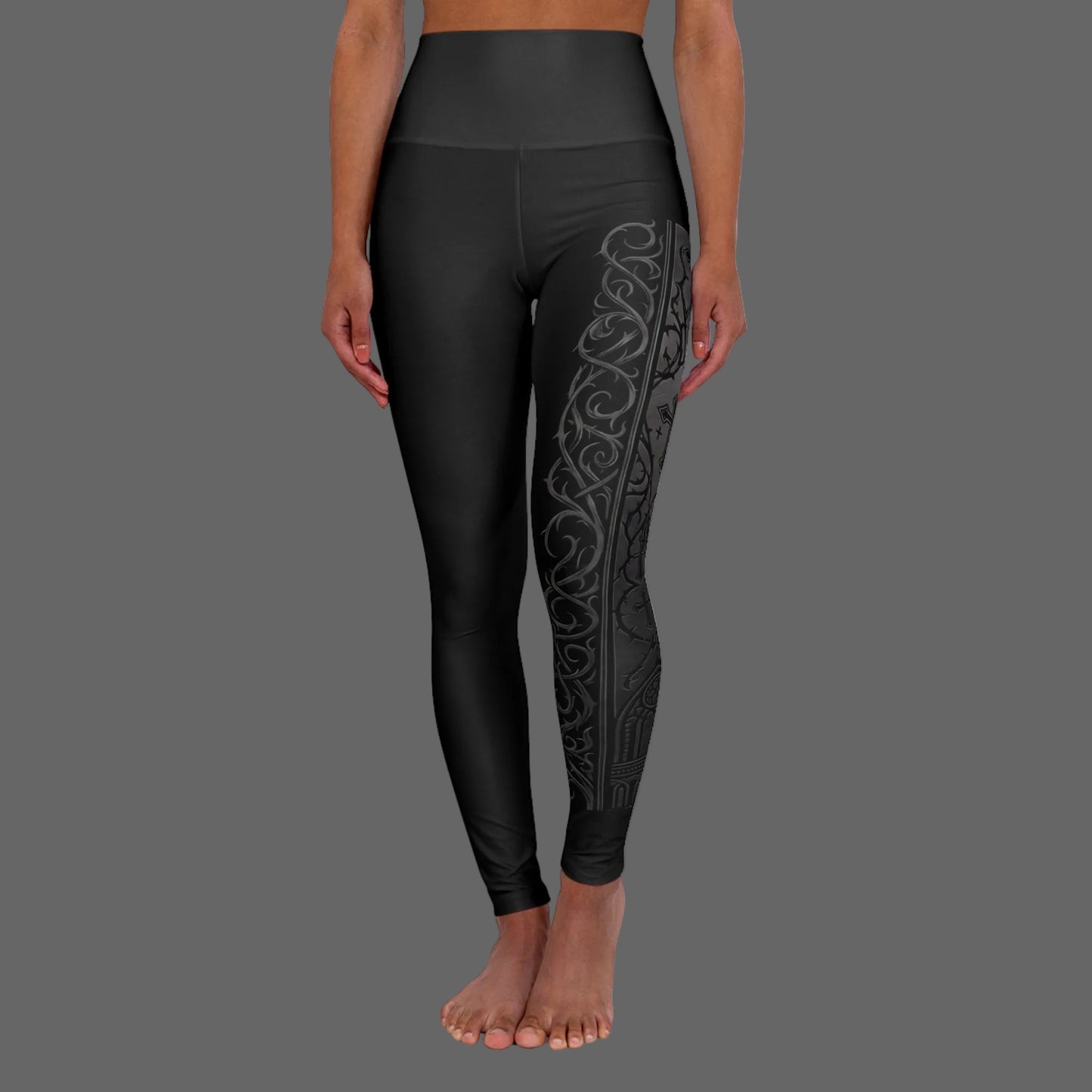 WeeGee GymCo High Waisted Leggings - Cathedral