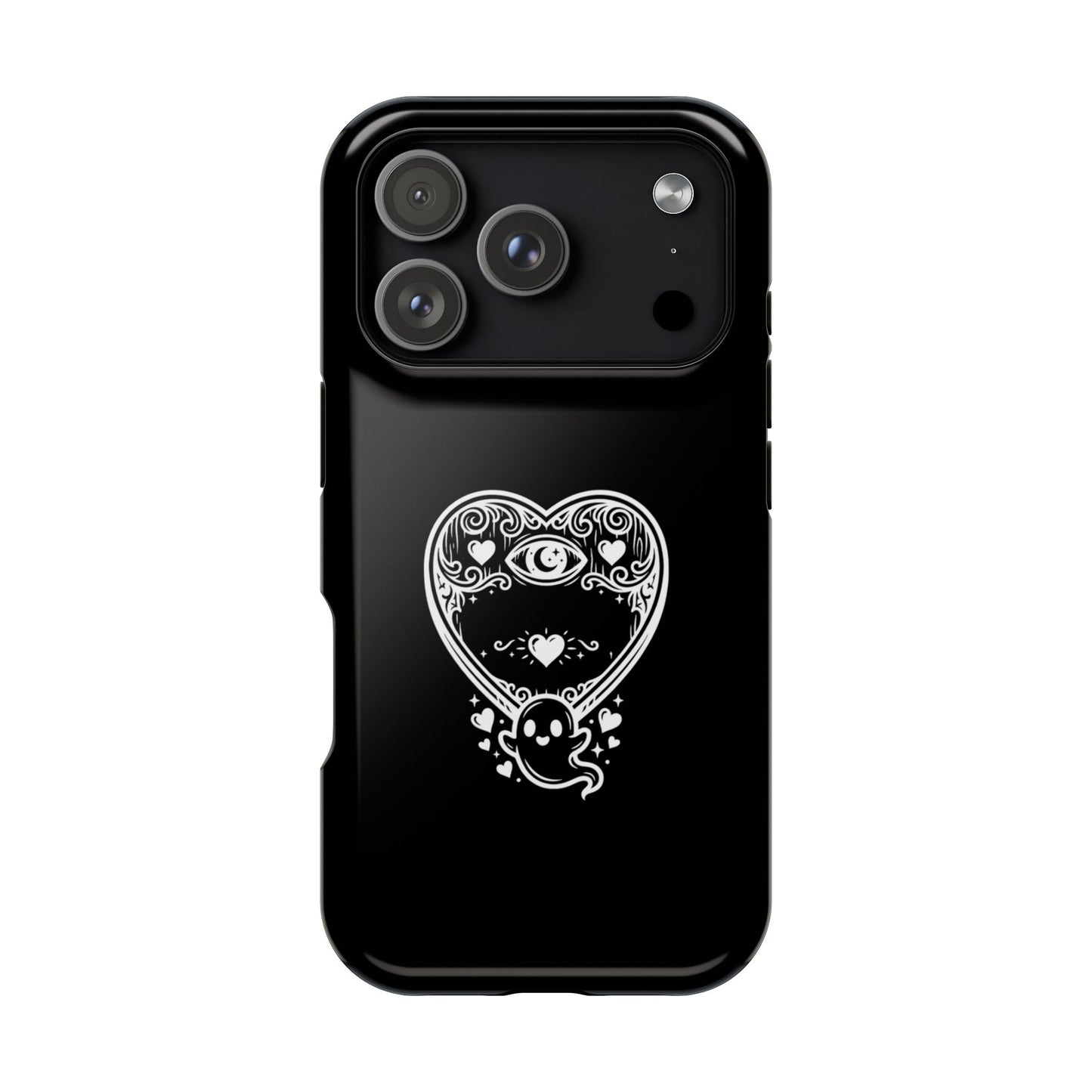 WeeGee GymCo (phone case) - Spooky Heart Eye Ghost Magnetic Case