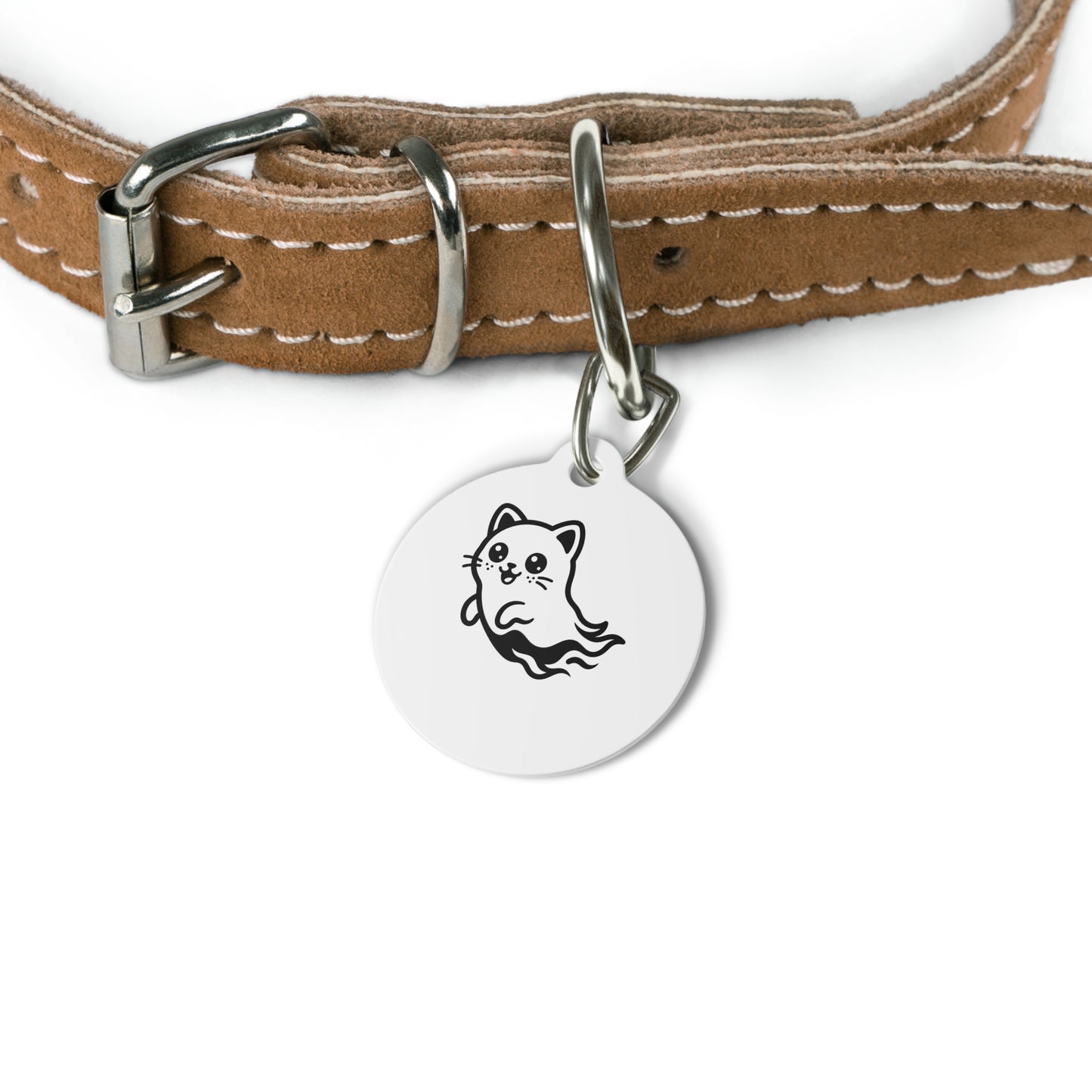 WeeGee GymCo (metal kitten tag) - Kitten "Ghost"