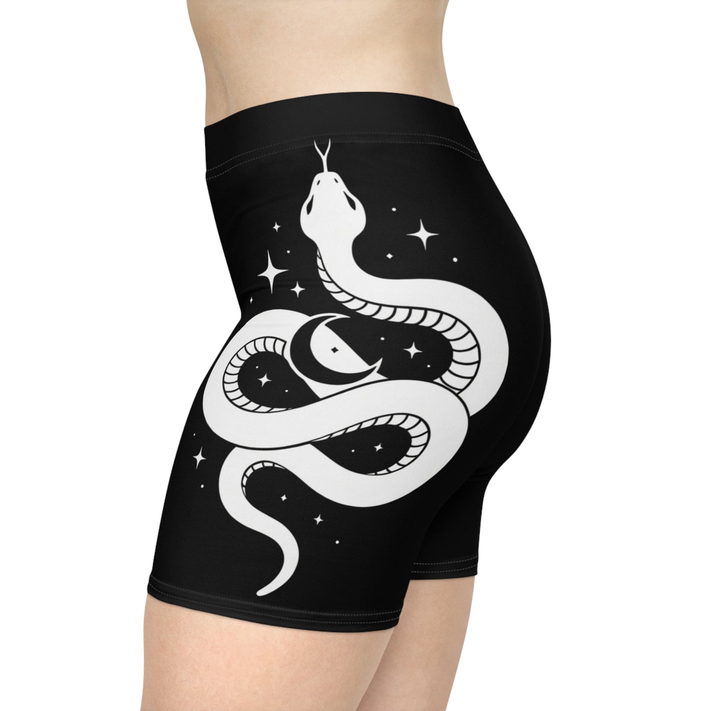 WeeGee GymCo Women's Biker Shorts - Lunar Serpent
