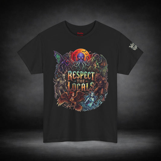 WeeGee GymCo T Shirt - Cryptid "Respect The Locals"