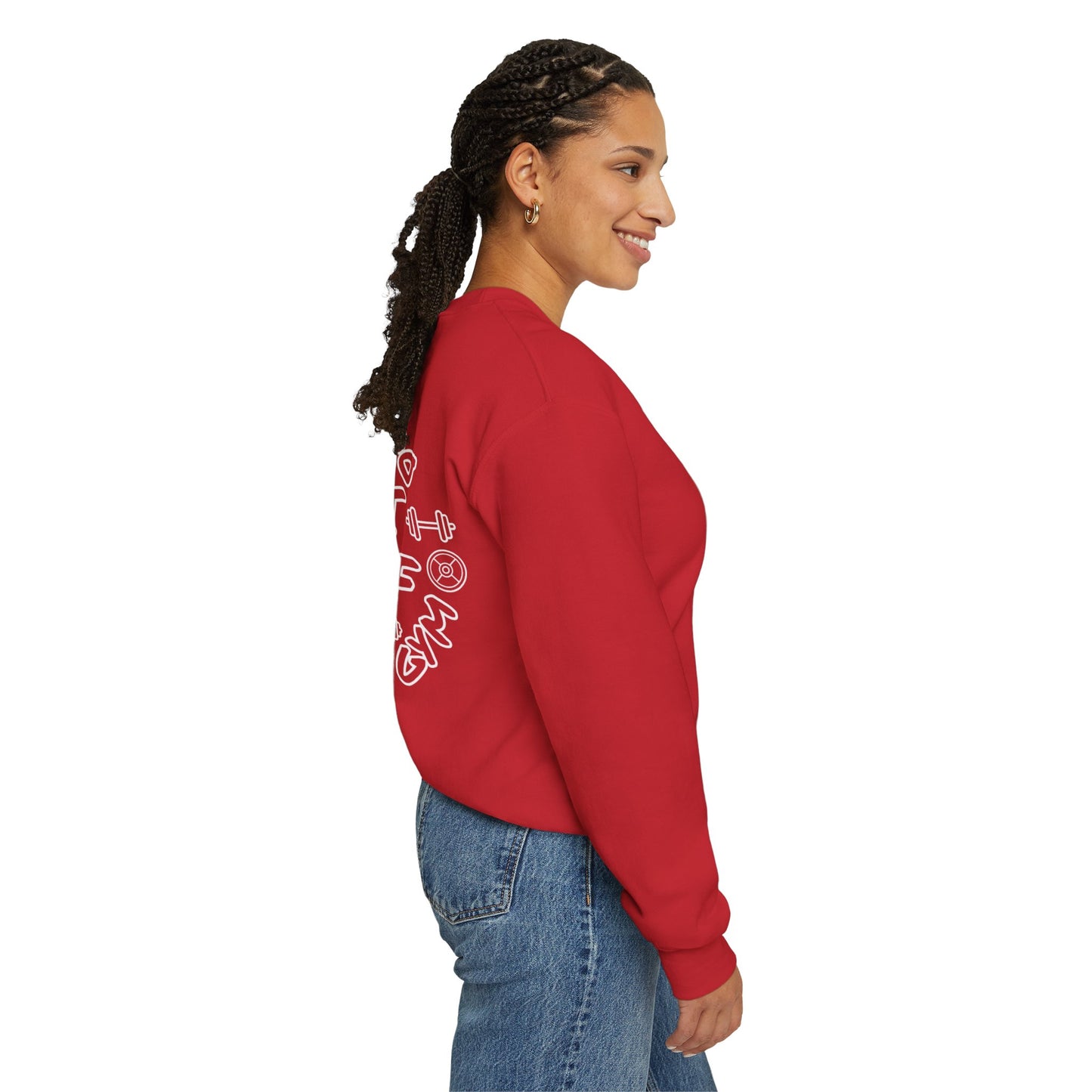 WeeGee GymCo Crewneck Sweatshirt - I Only Do Butt Stuff At The Gym