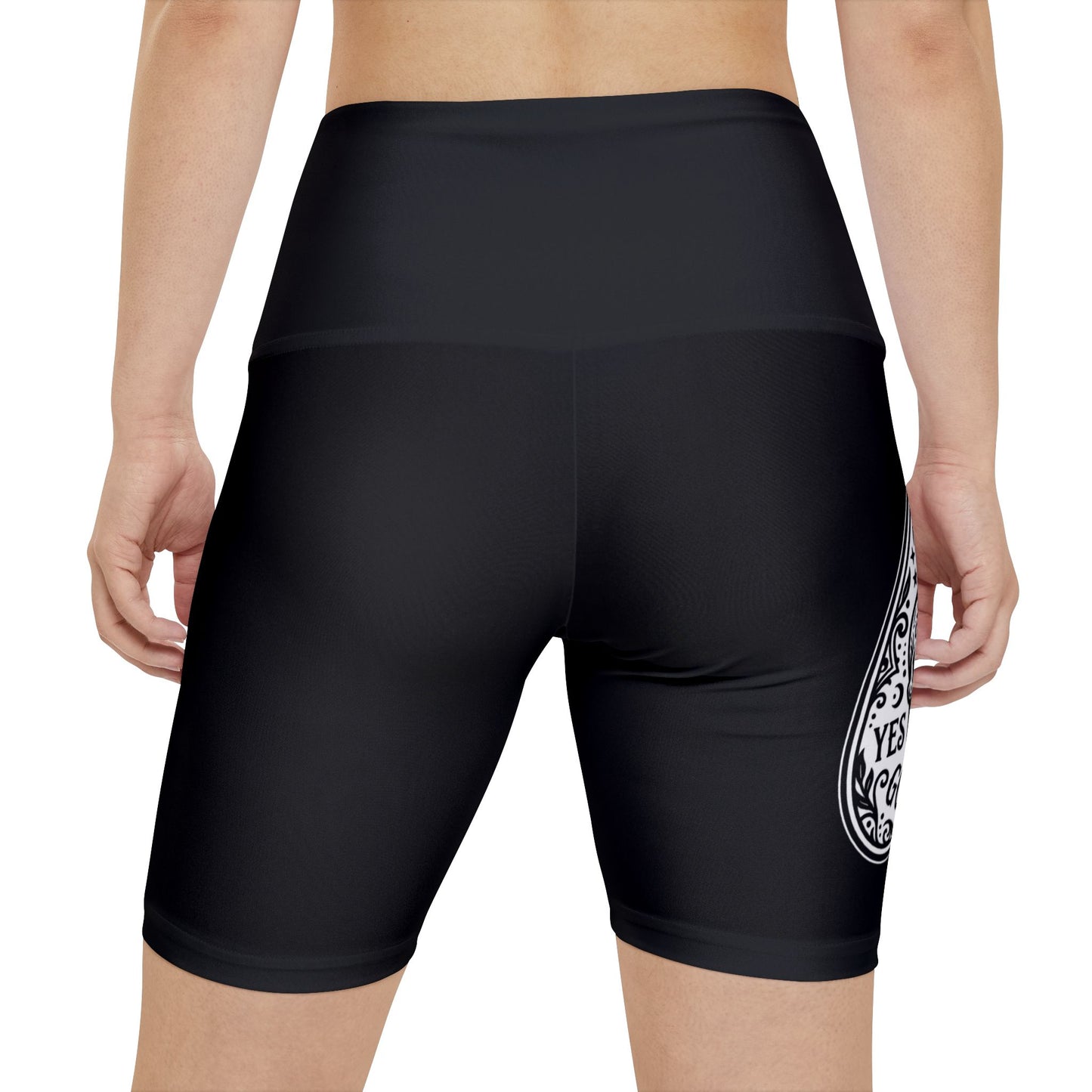WeeGee GymCo Women's Workout Shorts - WeeGee Skull Biker Shorts