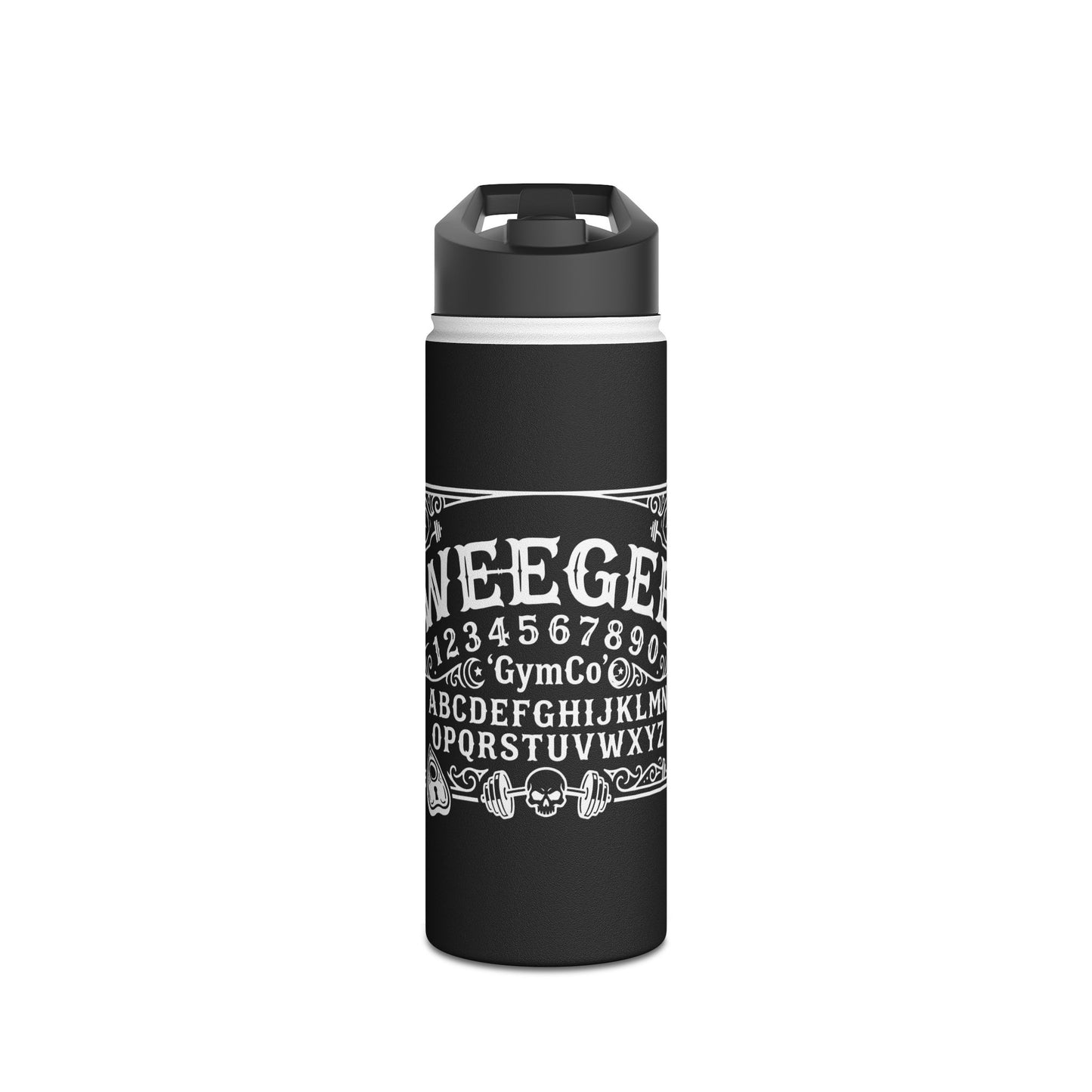 WeeGee GymCo Stainless Steel Water Bottle - Haunted Hydration Jug