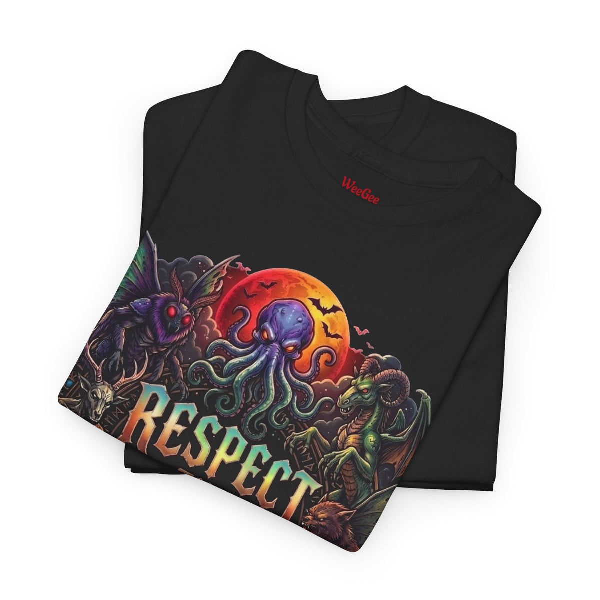 WeeGee GymCo T Shirt - Cryptid "Respect The Locals"