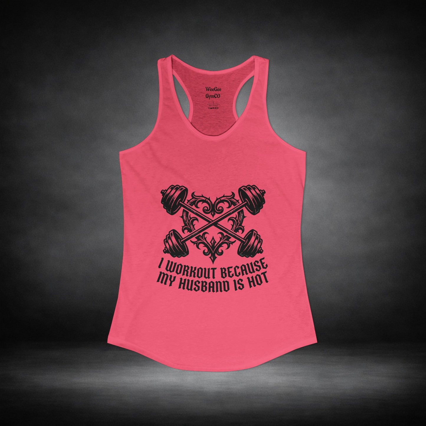WeeGee GymCo Women's Racerback Tank - Hot Husband