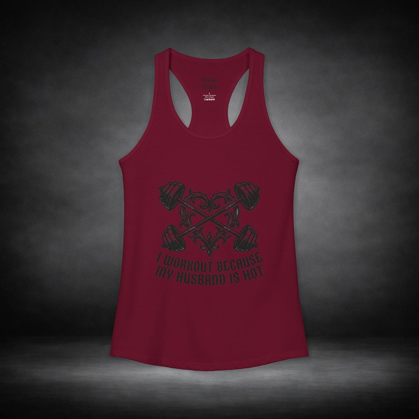 WeeGee GymCo Women's Racerback Tank - Hot Husband