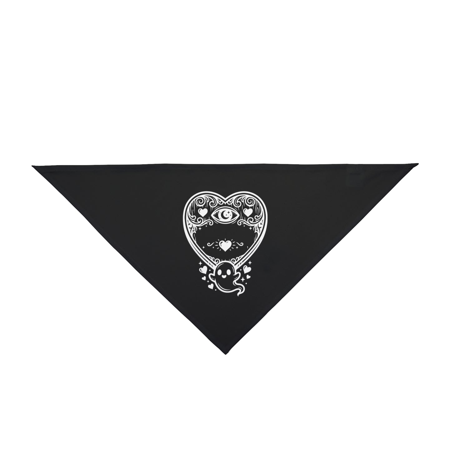 WeeGee GymCo Pet Bandana - "Ghost" Heart