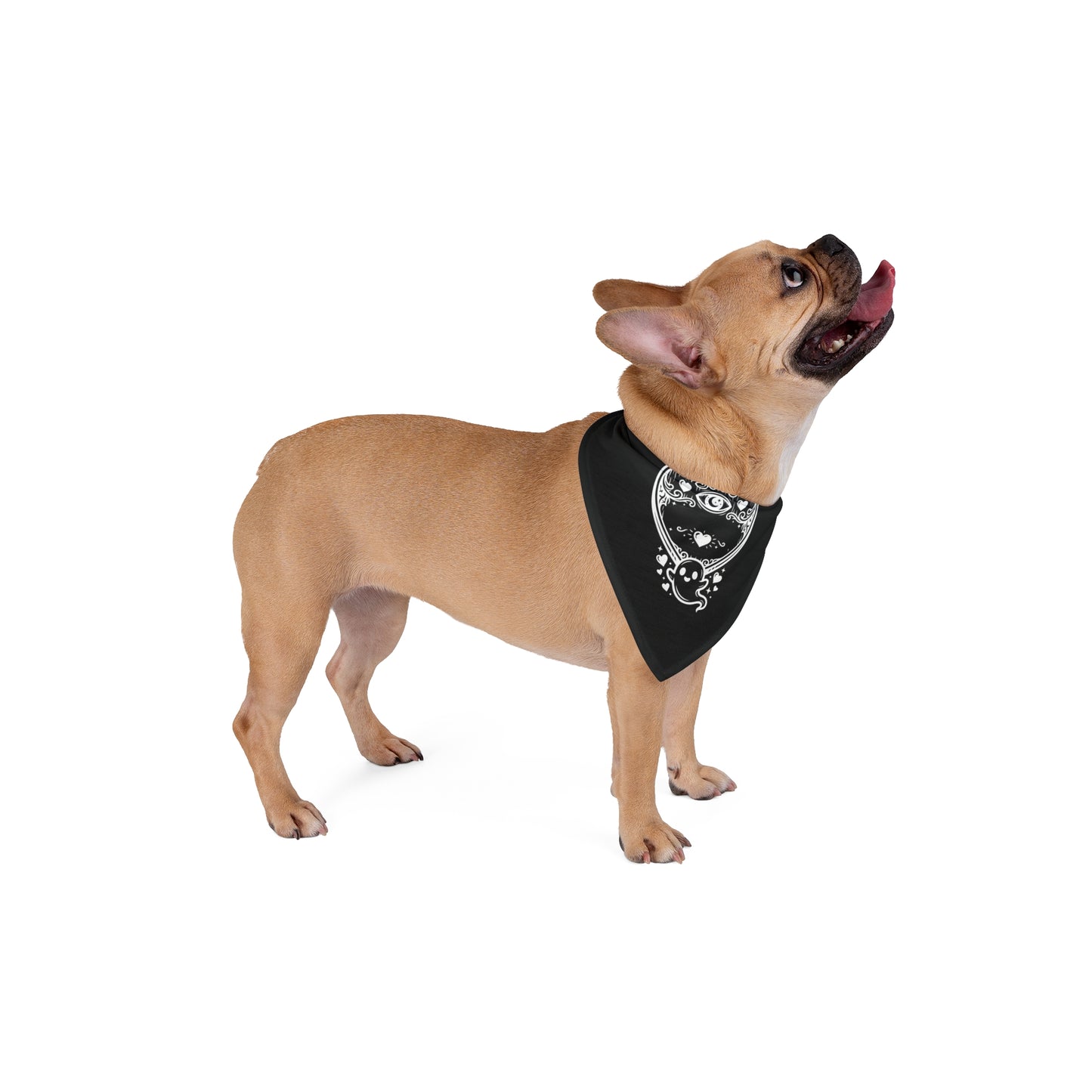 WeeGee GymCo Pet Bandana - "Ghost" Heart