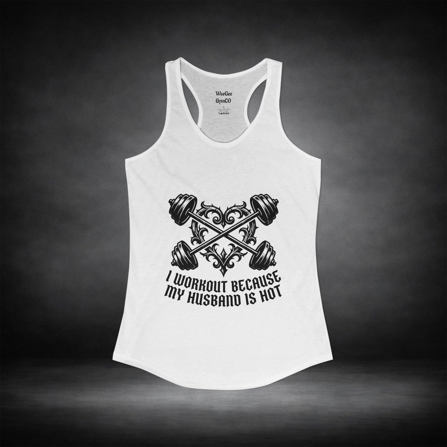 WeeGee GymCo Women's Racerback Tank - Hot Husband