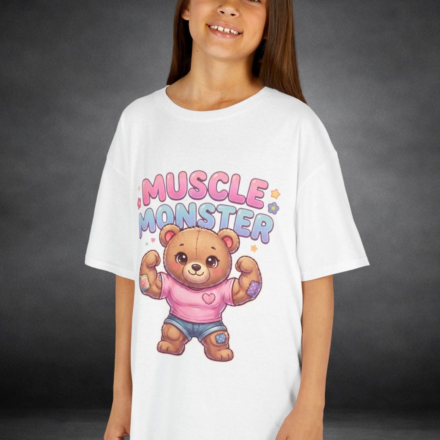 WeeGee GymCo Kids Tee - Muscle Monster Teddy