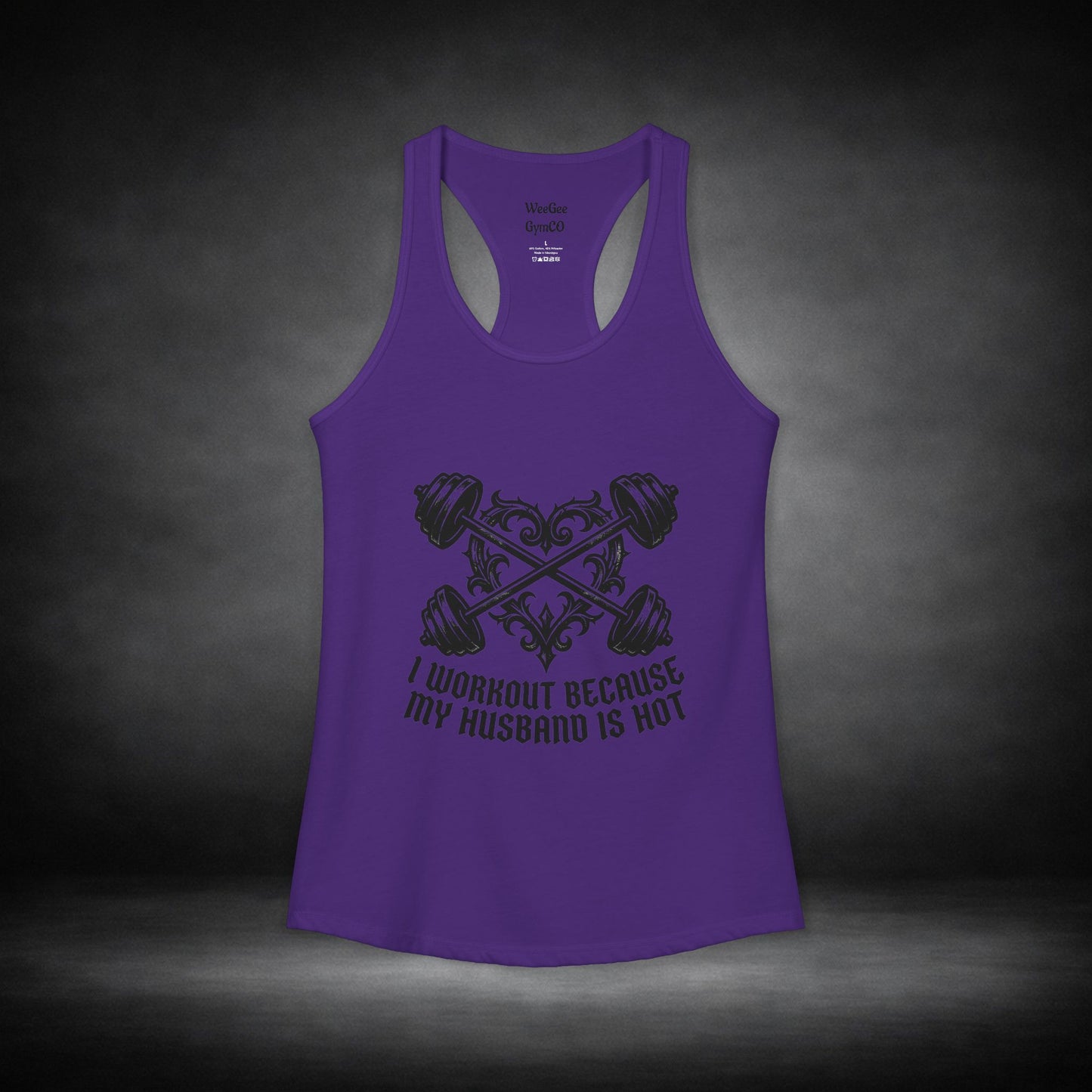 WeeGee GymCo Women's Racerback Tank - Hot Husband