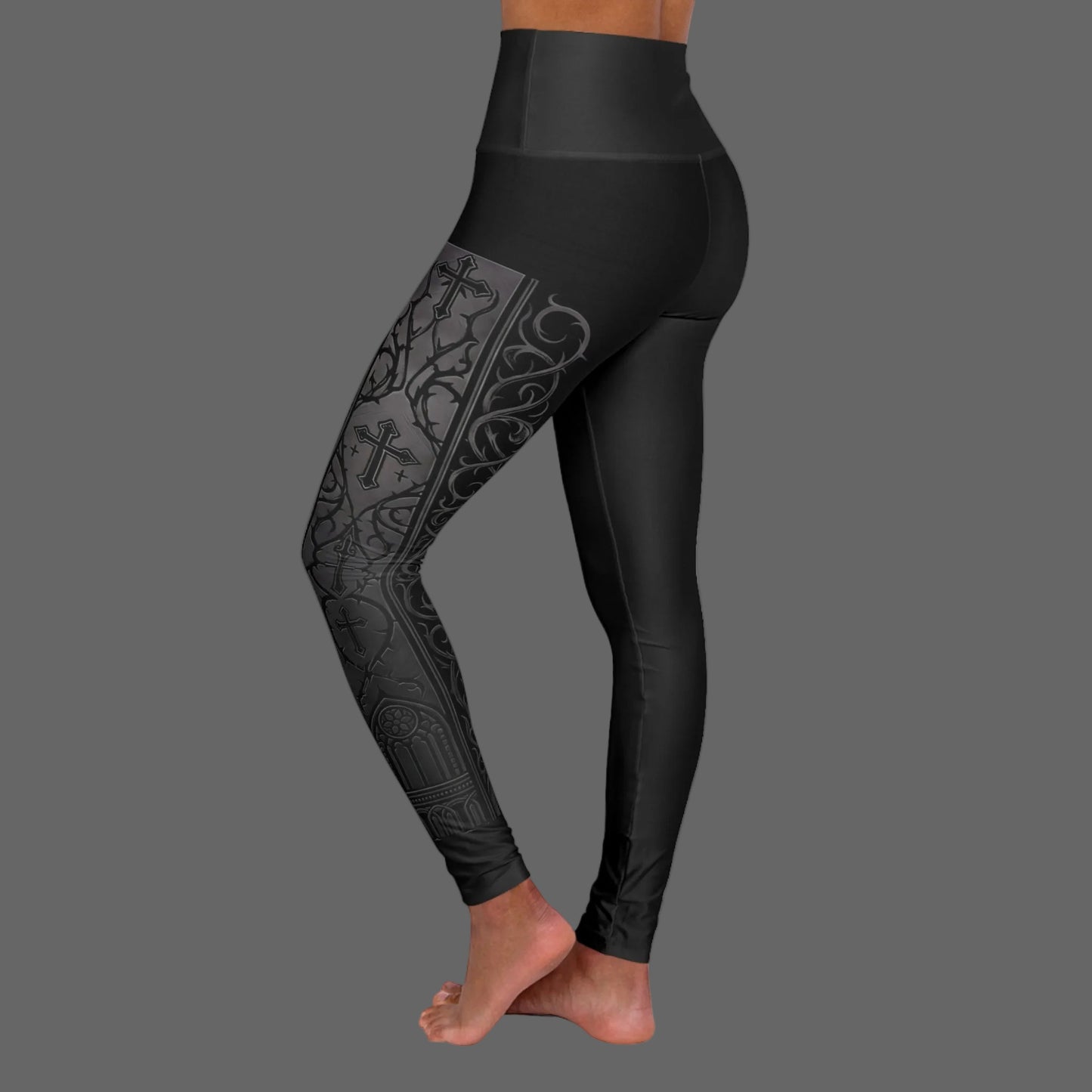 WeeGee GymCo High Waisted Leggings - Cathedral