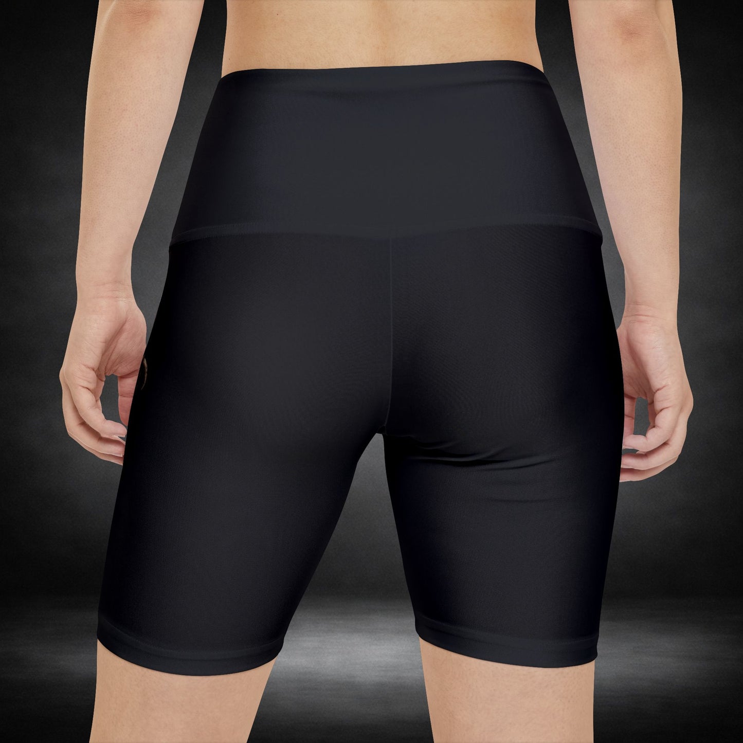 WeeGee GymCo High Waisted Biker Shorts - Aries Skull