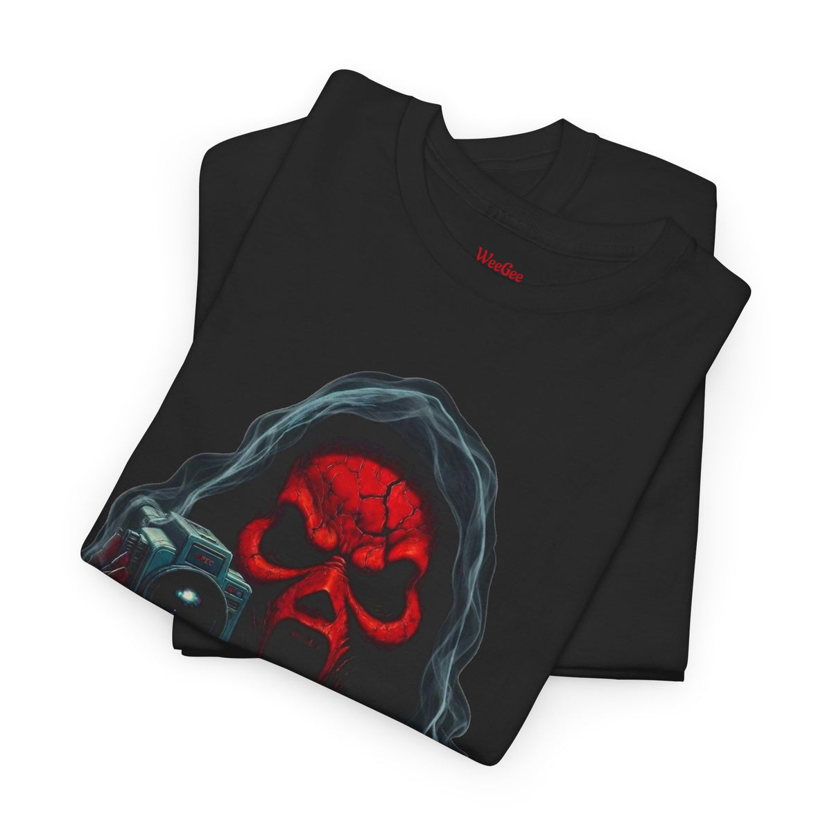 WeeGee GymCo T Shirt - "Wanna Make a Scary Movie?" Ghostface