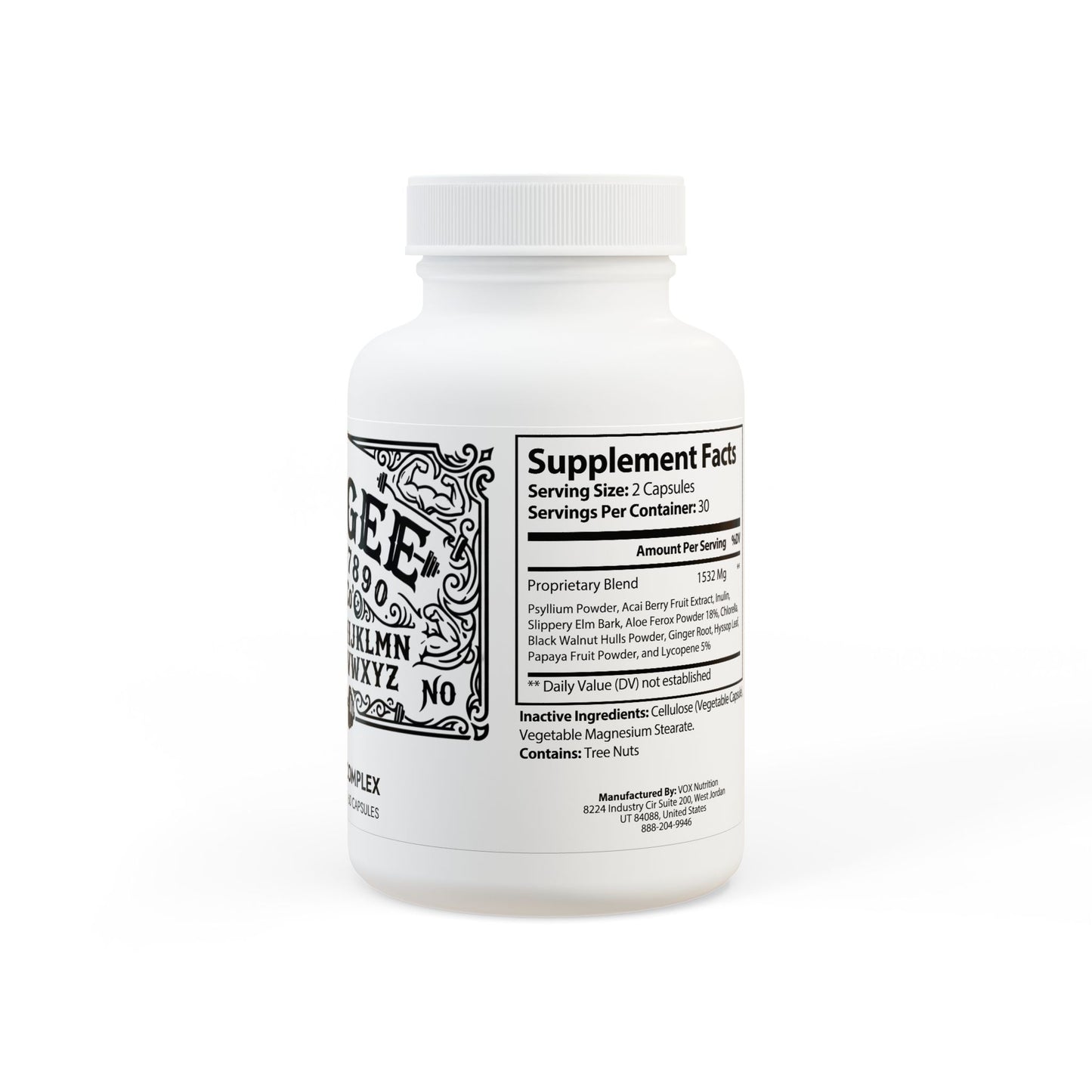 WeeGee GymCo Phantom Cleanse - Acai Berry Complex Gut Health Supplement