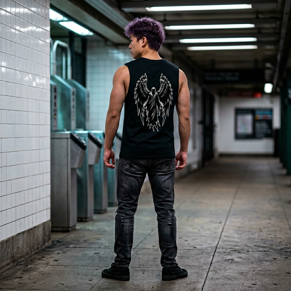 WeeGee GymCo Performance Sleeveless Tee - Fallen Angel