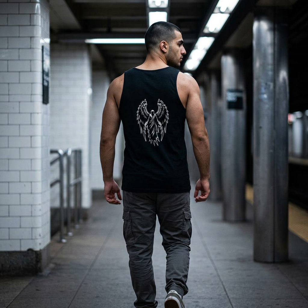 WeeGee GymCo Performance Sleeveless Tee - Fallen Angel