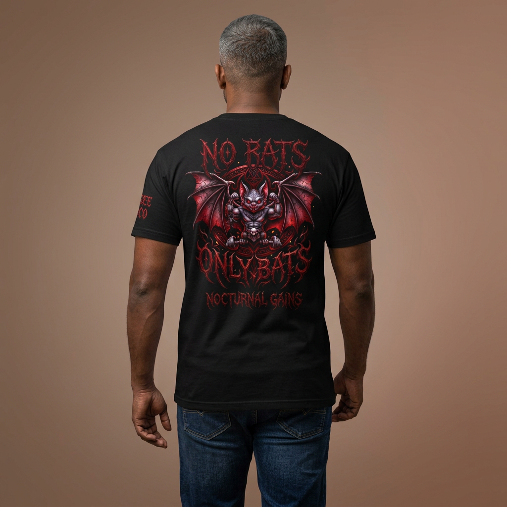 WeeGee GymCo Unisex Tee- No Rats Only Bats