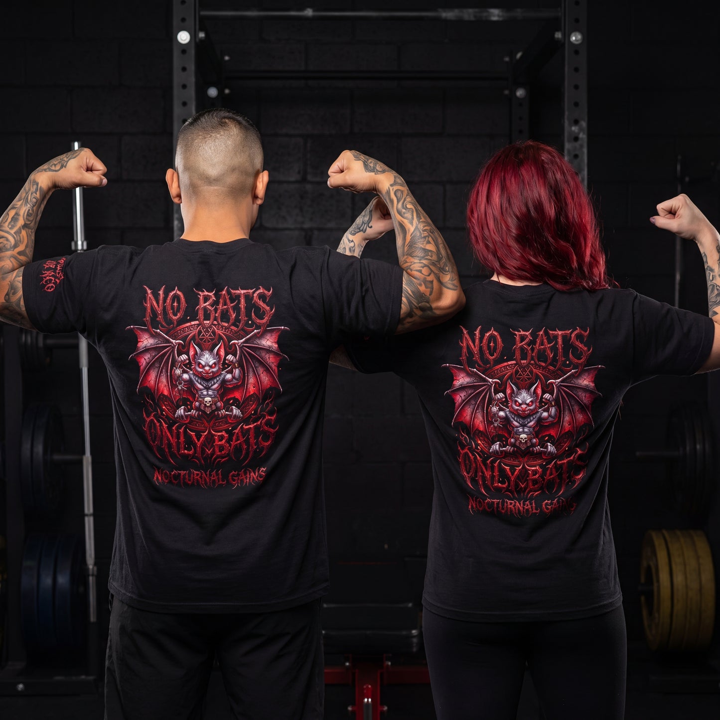 WeeGee GymCo Unisex Tee- No Rats Only Bats