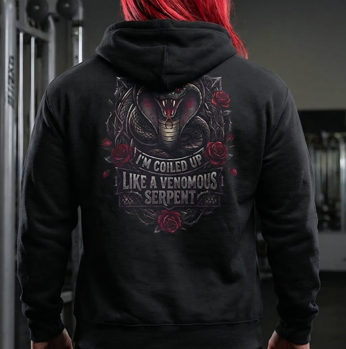 WeeGee GymCo Zip-Up Hoodie – Coiled Up