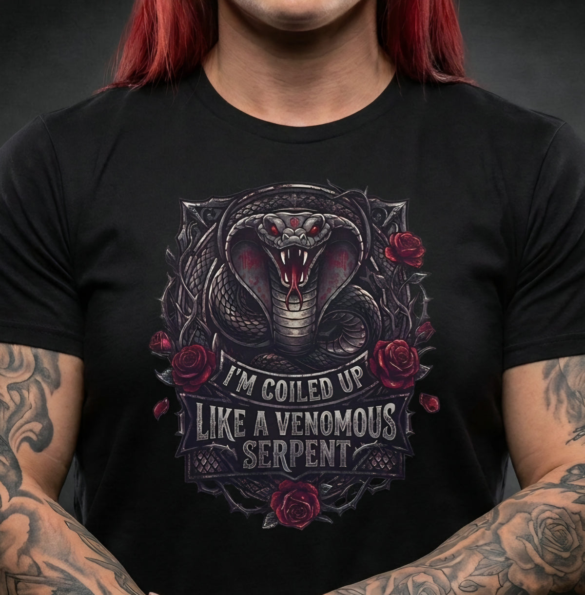 WeeGee GymCo Tee- Coiled Up Serpent