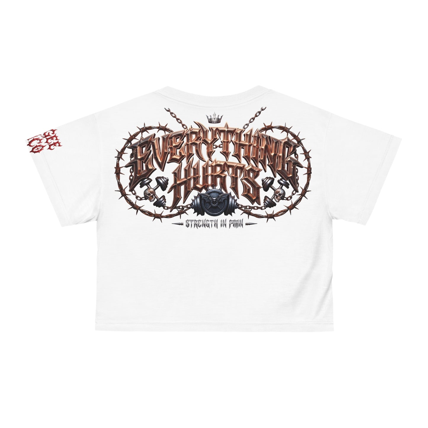 WeeGee GymCo Crop Top - Everything Hurts