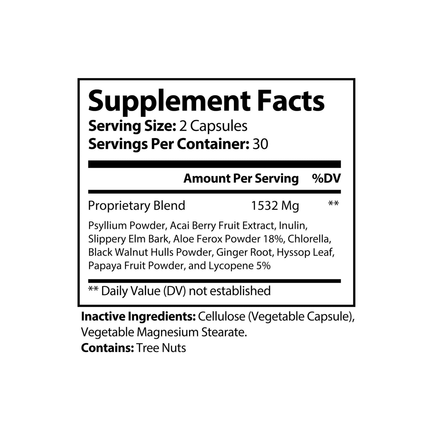 WeeGee GymCo Phantom Cleanse - Acai Berry Complex Gut Health Supplement