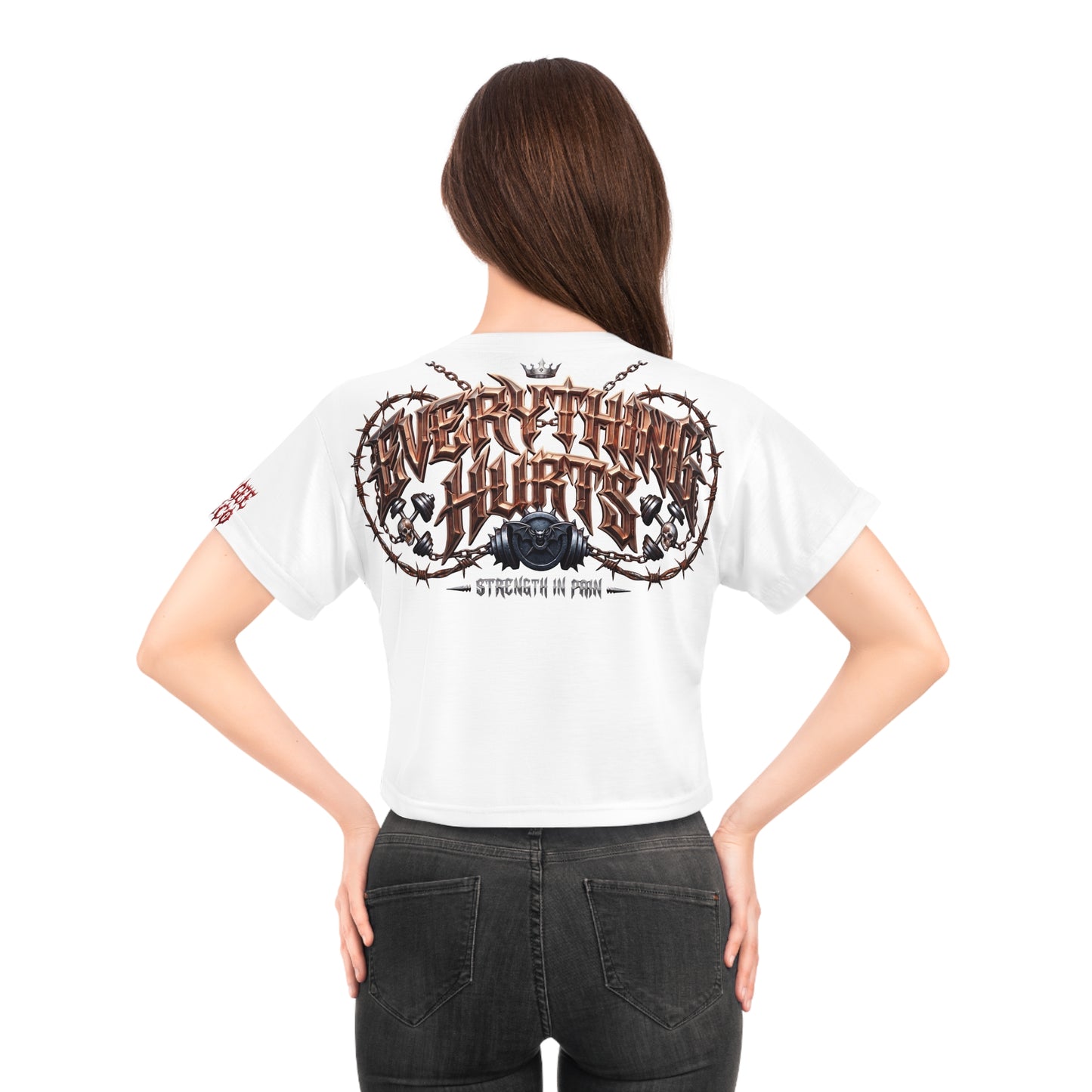WeeGee GymCo Crop Top - Everything Hurts