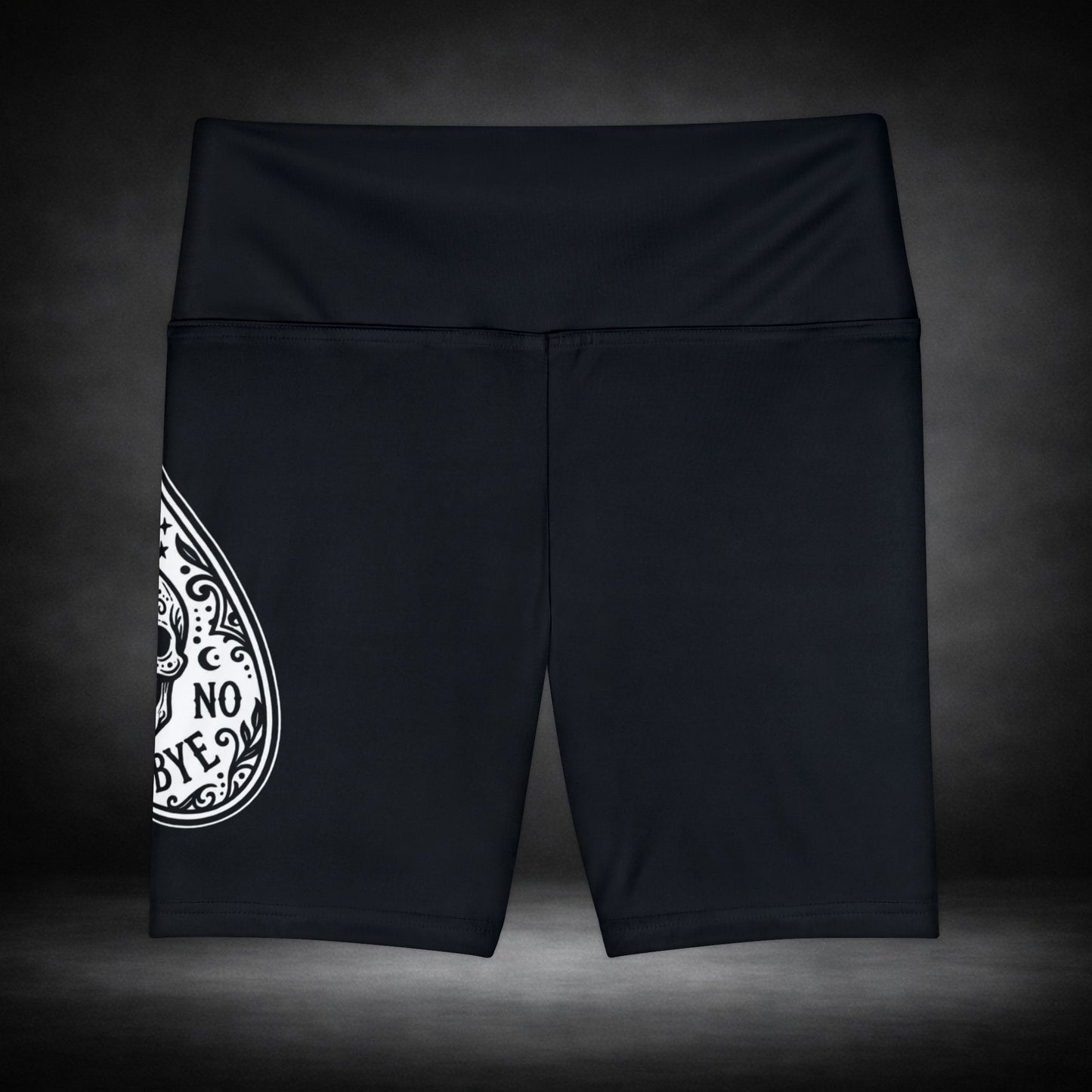WeeGee GymCo Women's Workout Shorts - WeeGee Skull Biker Shorts