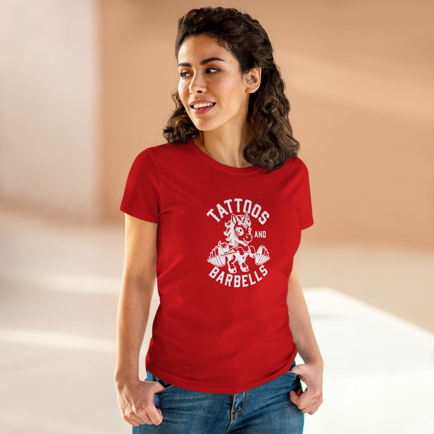 WeeGee GymCo Women's Tee - Tattoos & Barbells