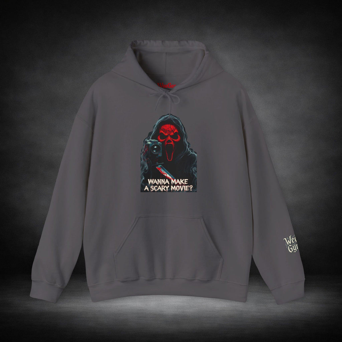 WeeGee GymCo Hoodie - “Wanna Make a Scary Movie?”