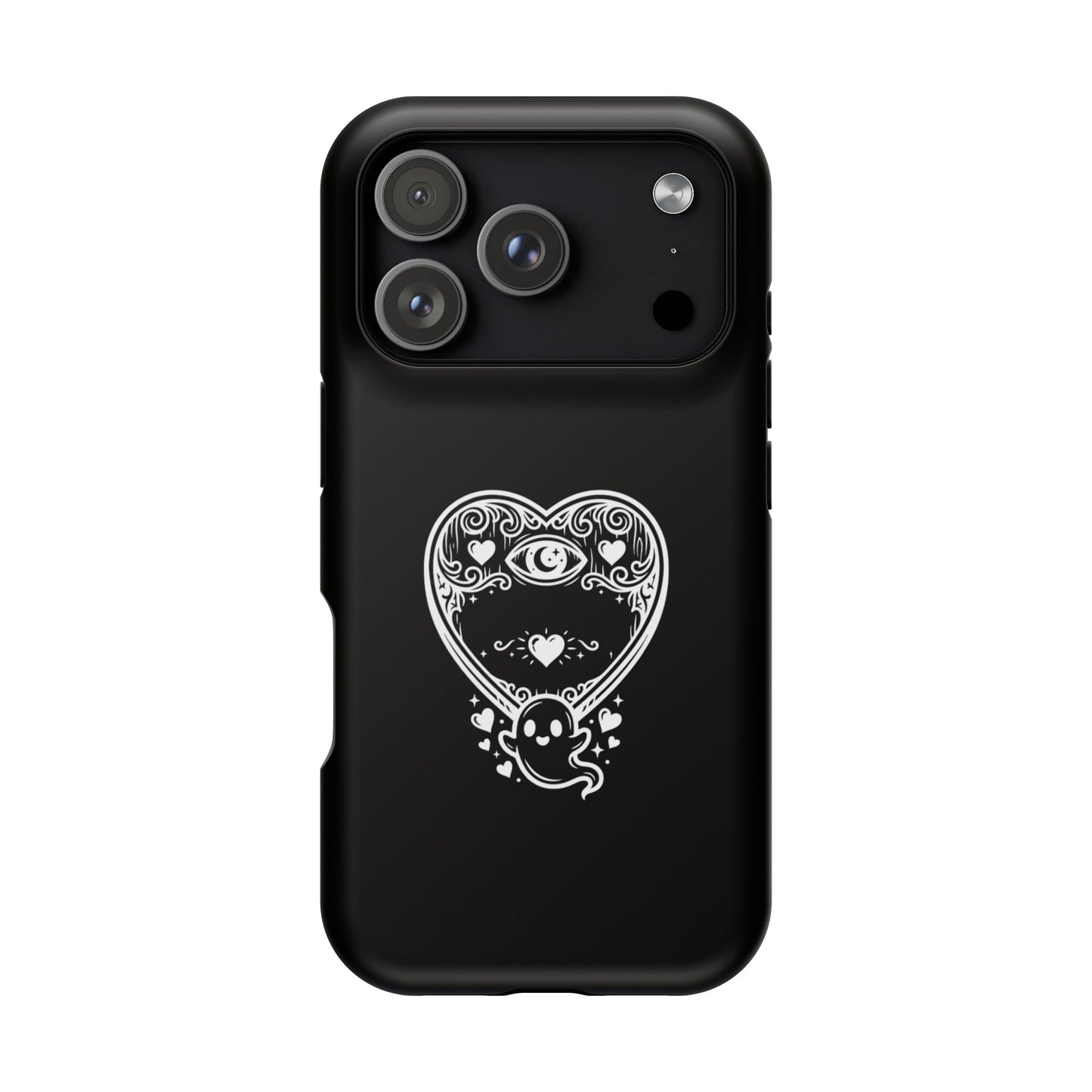 WeeGee GymCo (phone case) - Spooky Heart Eye Ghost Magnetic Case