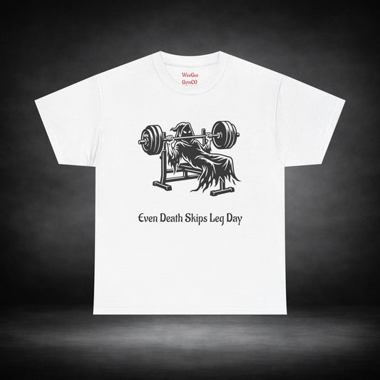WeeGee Gymco Unisex Tee - Grim Reaper Bench Press