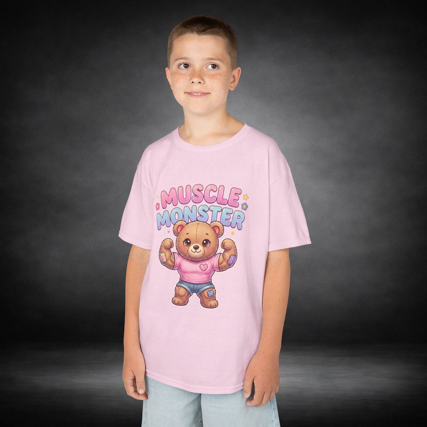 WeeGee GymCo Kids Tee - Muscle Monster Teddy