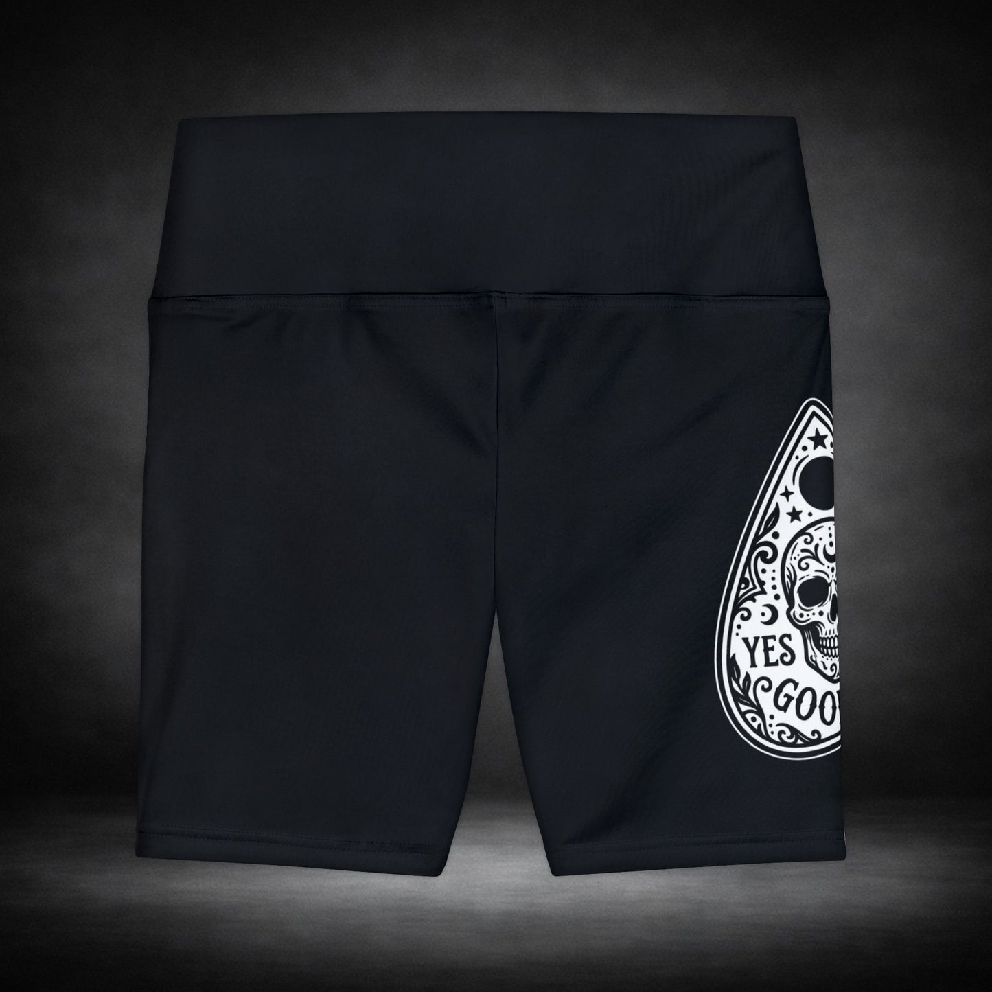 WeeGee GymCo Women's Workout Shorts - WeeGee Skull Biker Shorts