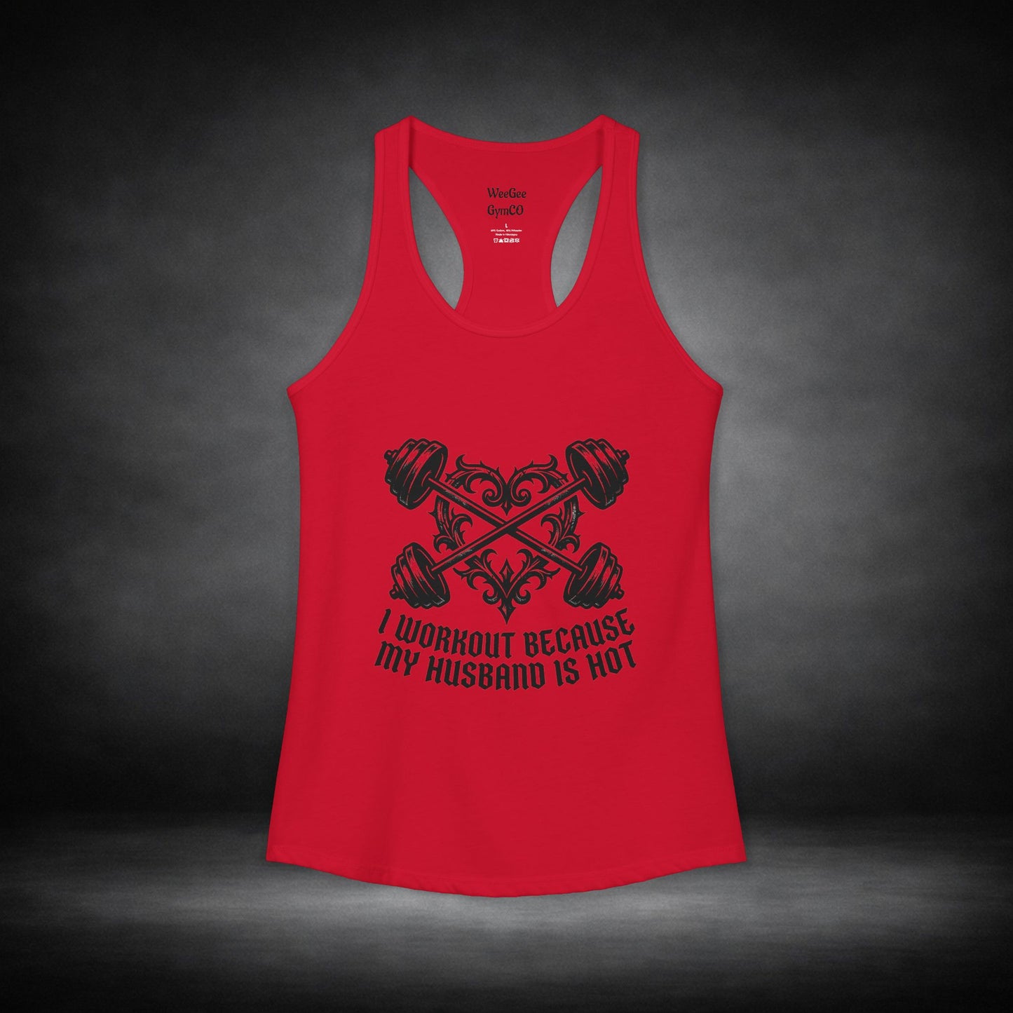 WeeGee GymCo Women's Racerback Tank - Hot Husband