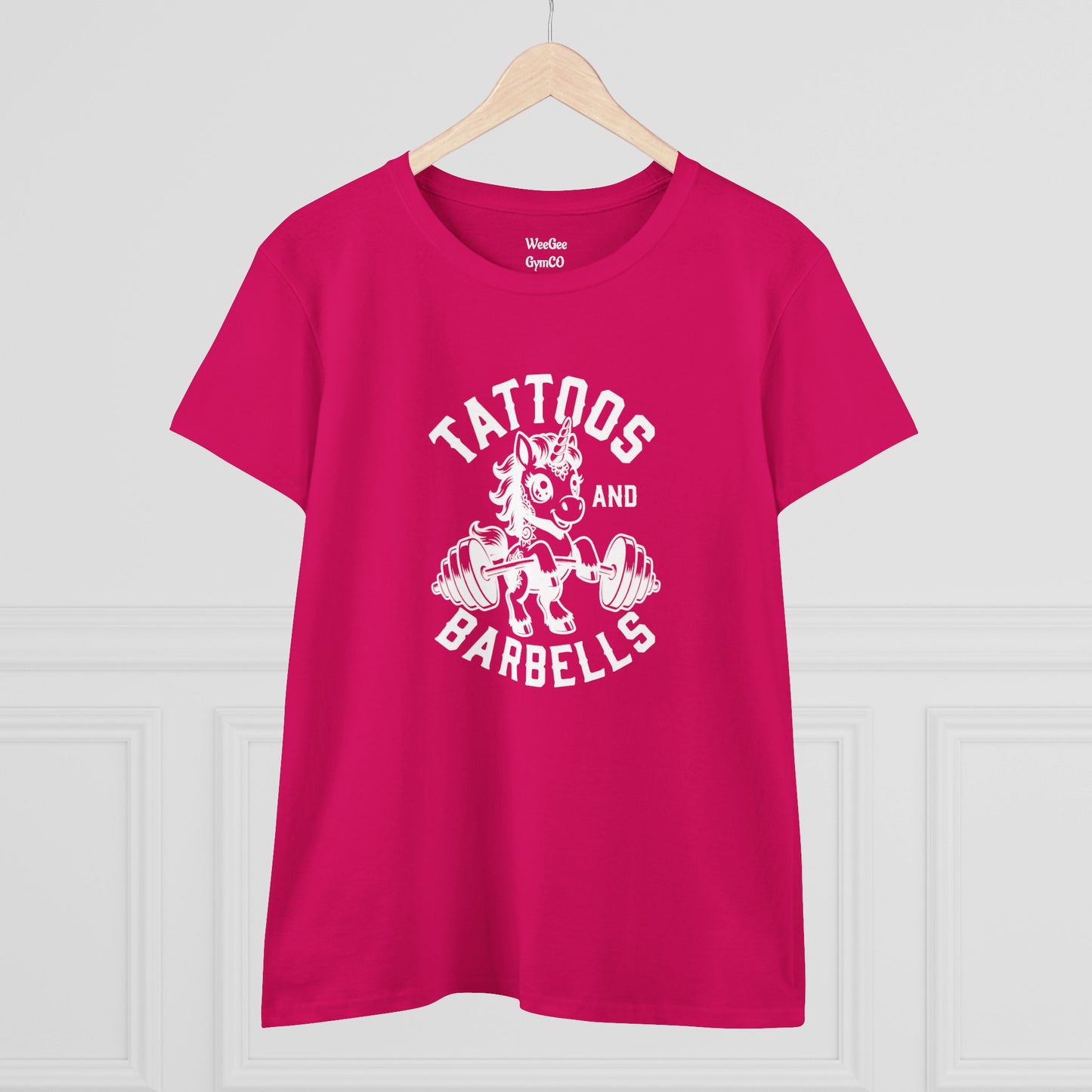 WeeGee GymCo Women's Tee - Tattoos & Barbells