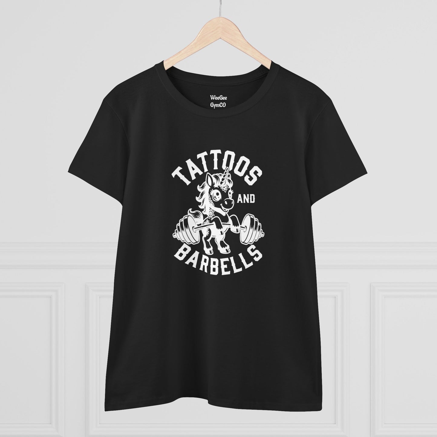 WeeGee GymCo Women's Tee - Tattoos & Barbells