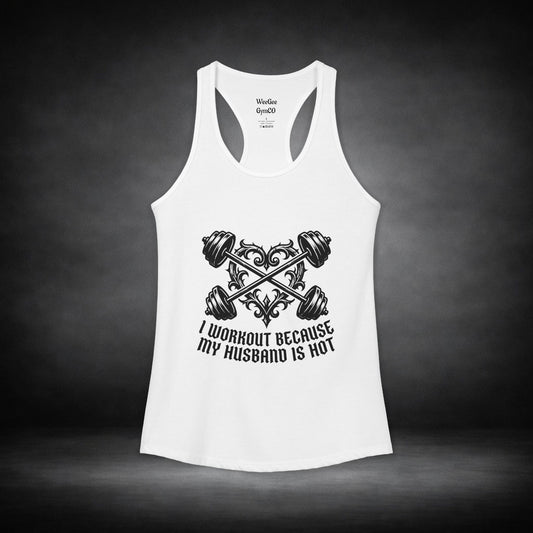 WeeGee GymCo Women's Racerback Tank - Hot Husband