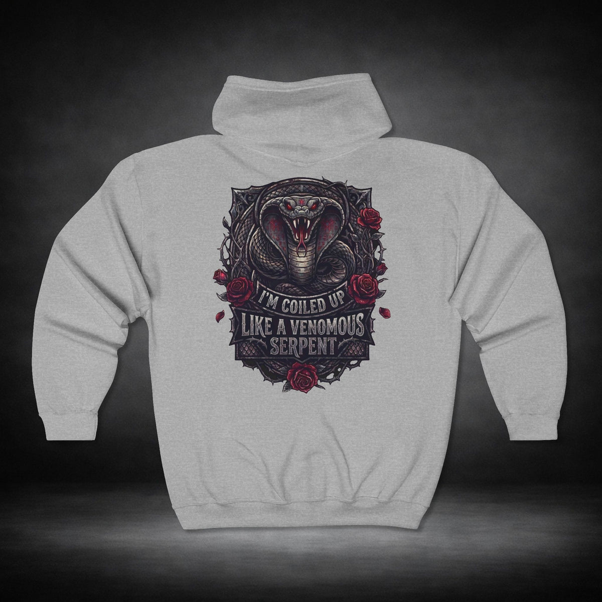 WeeGee GymCo Zip-Up Hoodie – Coiled Up