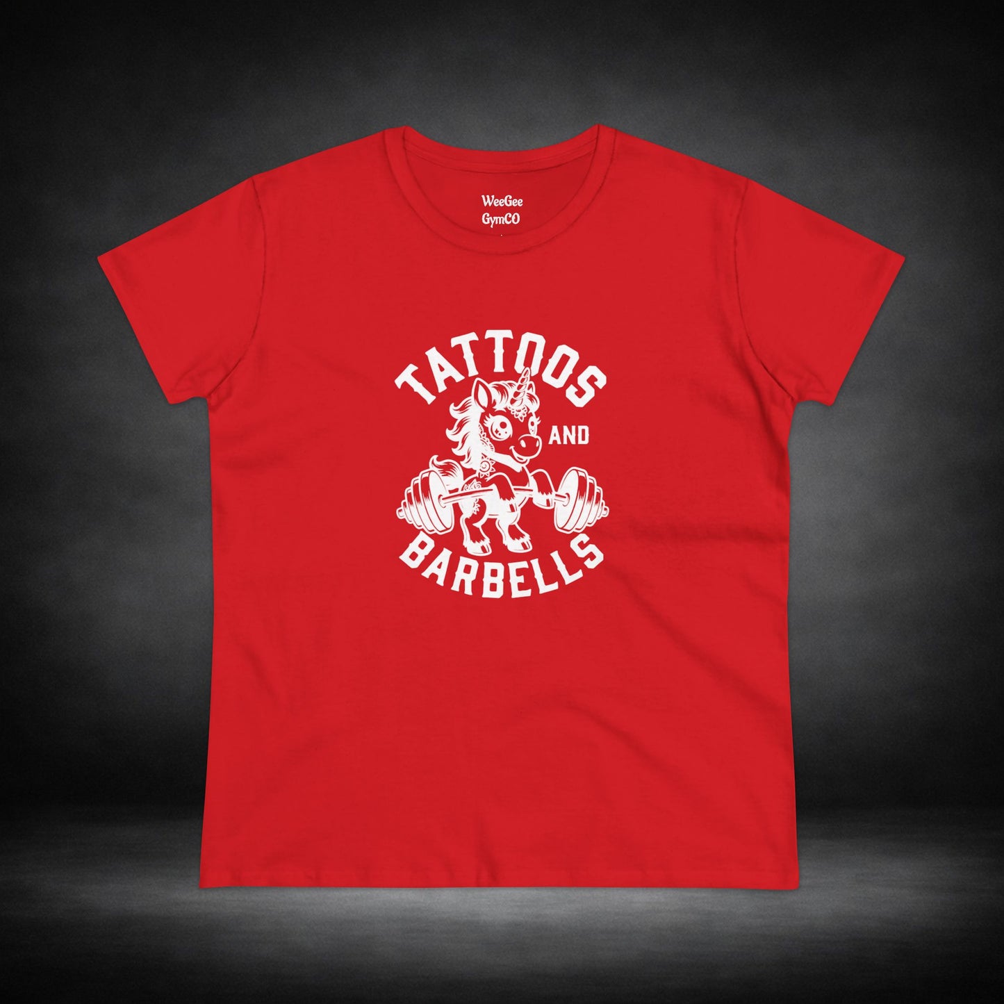 WeeGee GymCo Women's Tee - Tattoos & Barbells